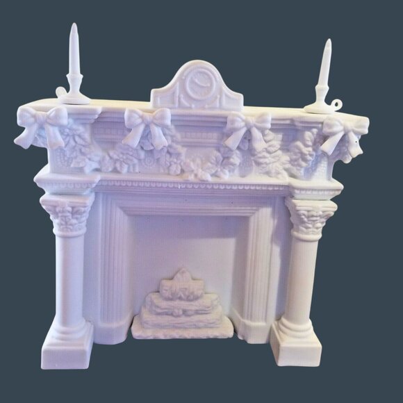 Depart 56 Decorating The Mantle Silhouette White 5 Pc Porcelain Cheryl Johnson - Picture 10 of 12